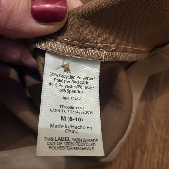 Time and Tru Women's Faux Suede Button Down Jacket in Tan NWT - Picture 6 of 8